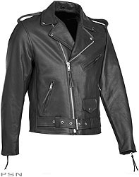 River road™ basic leather jacket