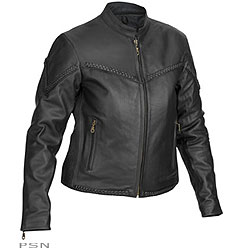 River road™ trenza leather jacket