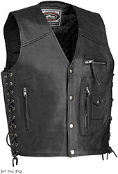 River road™ 4-pocket leather vest