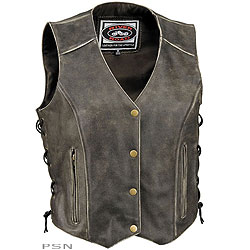 River road™ drifter leather vest