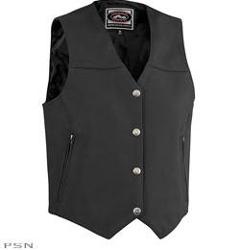 River road™ granite leather vest