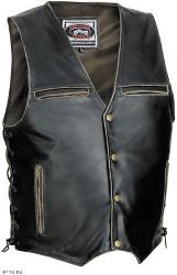 River road™ vintage leather vest