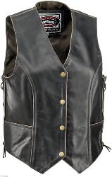River road™ vintage leather vest