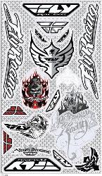 Fly racing decals and stickers