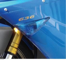 Clear alternatives colored turn signal lenses