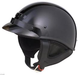 Gmax gm35 half helmet - fully dressed