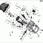 Outlander Max 400 EFI ГОЛОВКА ЦИЛИНДРА