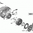 Outlander Max 500 EFI Ltd Магнето и электростартер