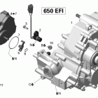 Outlander 650 EFI Коробка передач в сборе и 4x4 actuator