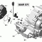 Outlander 800R EFI Коробка передач в сборе и 4x4 actuator
