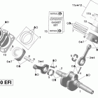 Outlander Max 500 EFI 01- crankshaft, piston and cylinder v1_std, xt, xt-p
