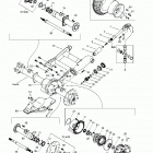 Traxter XT, 7467/7468/7472/7481 Привод колес задний