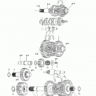 Traxter, 7421/7422/7427/7428 (green/vert) ТРАНСМИССИЯ