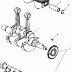 SPORTSMAN 700 - A03CH68AA/AC/AF/AH/AL Коленвал и поршни