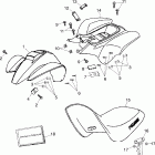 SCRAMBLER 50 - A03EA05CA/CB Fender / seat