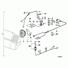 K100LT (K589) Retrofit kit, loudspeaker, rear