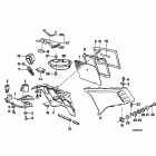 K100RS (K589) Боковая часть обшивки / средняя часть