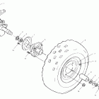 SCRAMBLER 400 2X4 - A02BA38CA Переднее колесо