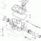 SCRAMBLER 500 2X4 - A02BA50AB Воздушный фильтр