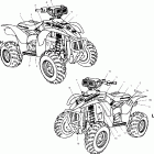 SCRAMBLER 500 2X4 - A02BA50AB Наклейки