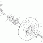 SCRAMBLER 500 2X4 - A02BA50AB Переднее колесо