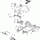 MAGNUM 325 2X4 HDS -A02CB32FC Fuel tank and carburetor mounting