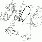 MAGNUM 500 RMK - A02CD50AB Кожух сцепления