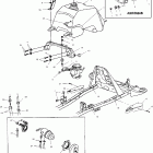 MAGNUM 500 VL HDS -0A02CD50FB Fuel tank and carburetor mounting
