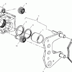 SPORTSMAN 400 - A02CH42AA Передний тормоз
