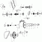 SPORTSMAN 400 - A02CH42AB Gearcase (internal components)