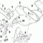 SPORTSMAN 500 ALL OPTIONS - A02CH50 Переднее крыло