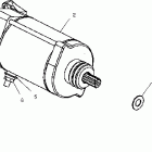 SPORTSMAN 700 - A02CH68AA/AB/AC/CA/CB ПУСКОВОЙ ЭЛЕКТРОДВИГАТЕЛЬ