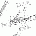 SPORTSMAN 6X6 - A02CL50AA Swing arm weldment (rear)