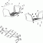 SPORTSMAN 90 - A02FA09CC Swing arm / footrest