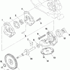 SCRAMBLER 500 2X4 - A01BA50AB МАСЛЯНЫЙ НАСОС