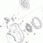 SCRAMBLER 500 2X4 - A01BA50AB ПУСКОВОЙ МЕХАНИЗМ