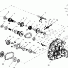 SCRAMBLER 500 4X4 - A01BG50AB Gearcase (if built before 4 / 29 / 01)