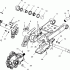 MAGNUM 500 HDS -A01CD50FB 500 Swing arm / rear gearcase mounting