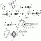 SPORTSMAN 400 - A01CH42AA Gearcase (internal components)