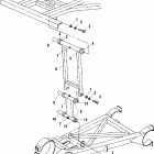 SPORTSMAN 6X6 - A01CL50AA Rear strut stabilizer