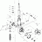 SPORTSMAN 6X6 - A01CL50AA Передняя стойка