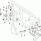 SPORTSMAN 335 - A00CH33AB Frame mounting