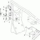 SPORTSMAN 335 - A00CH33AC Frame mounting