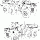 SPORTSMAN 6X6 - A00CL50AA Наклейки