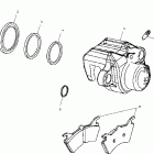 SPORTSMAN 6X6 - A00CL50AA Задний тормозной суппорт