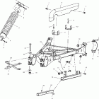 SPORTSMAN 6X6 - A00CL50AA Swing arm weldment (rear)