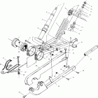 BIG BOSS 500 6X6 - A99AE50AA Swing arm weldment (rear)