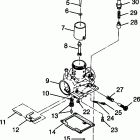 XPLORER 300 - W98CC28C Carburetor xplorer 300 w98cc28c