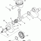 MAGNUM 4X4 NORWEGIAN - N97AC42D Crankshaft and piston magnum 4x4 w97ac42a, swedish magnu...