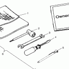 TRAIL BOSS - W97AA25C Tool kit trail boss w97aa25c